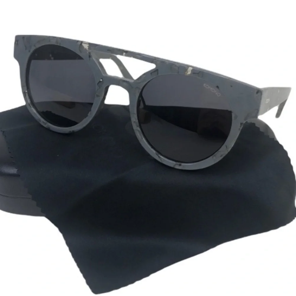 KOMONO Dreyfuss Concrete Sunglasses NEW grey gray UV400